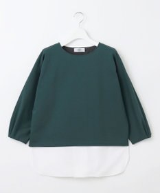 J.PRESS LADIES S TCポンチ ドルマンスリーブ レイヤード カットソー