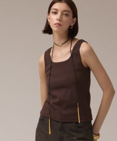 GRACE CONTINENTAL レザーレイヤードチョーカー