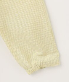 J.PRESS LADIES L 【洗える】セルロース チェック スタンドカラー ブラウス