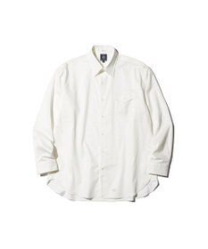 J.PRESS MEN 【J.PRESS ORIGINALS】Finx Cotton Twill Baggy Fit Shirt