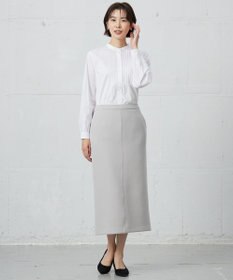 J.PRESS LADIES S 【洗える】BEZコットンナイロン ストライプ ピンタック ブラウス