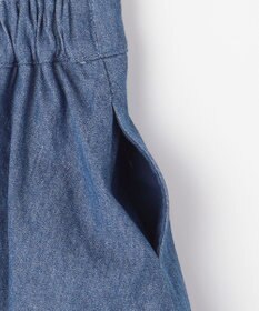 ANY KIDS 裾 ロゴ刺繍 スカパン