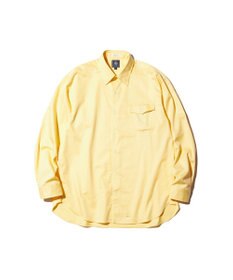 J.PRESS MEN 【J.PRESS ORIGINALS】Finx Cotton Twill Baggy Fit Shirt