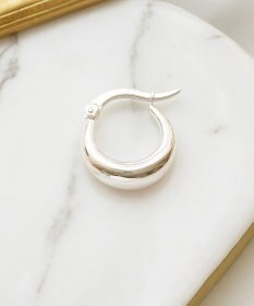 Phoebe 【SV925】ソフトミニフープピアス（片耳）