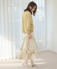 Feroux 【セットアイテム】裏毛プルオーバー×ランダムプリーツ スカート