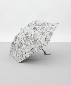 AURORA 【 Beaurance （ビューランス）】プリント夢が棲む場所　晴雨兼用傘（折りたたみ傘）