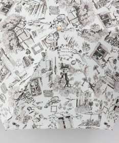 AURORA 【 Beaurance （ビューランス）】プリント夢が棲む場所　晴雨兼用傘（折りたたみ傘）