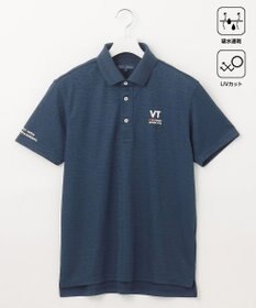 23区GOLF 【MEN】【吸水速乾/UVケア】ＹＥＬＬ柄ジャガード ポロシャツ