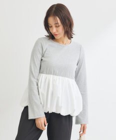 Green Parks ・ＳＵＧＡＲ　ＳＰＯＯＮ　裾バルーンプルオーバー