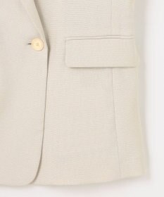 自由区 【カタログ掲載・人気素材・デザインリニューアル・セットアップ対応】リネンライクシンセティックテーラード ジャケット