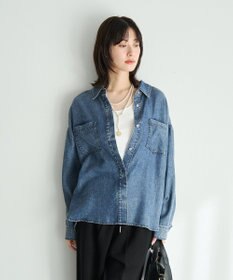 YECCA VECCA 【販売なし】バイオ加工ウ゛ィンテージデニムシャツ