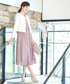 Tiaclasse L 【洗える】大人上品な総レースワンピース