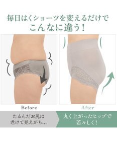 BRADELIS New York 【カヤビューティーラボ / ブラデリス】やわらか綿混ハイウエストショーツ24  補正 下着