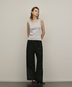 GRACE CONTINENTAL パネル刺繍パンツ