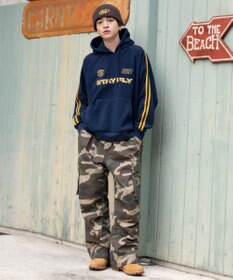 WEGO ラインフリースパーカー