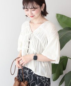 AMERICAN HOLIC フロントリボンブラウス