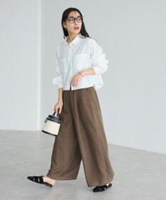 CRAFT STANDARD BOUTIQUE リネンライクワイドイージーパンツ