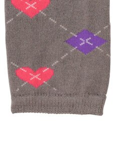 MIKI HOUSE HOT BISCUITS 【80-120cm】 ハートアーガイル レギンス