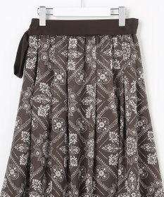 自由区 ロータスタイルプリント スカート