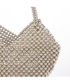 UNBILLION カシュカシュ cachecache / ビーズハート手提げバッグ