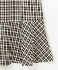 Feroux 【セットアイテム・洗える】パフスリーブニット×キャミソール ワンピース