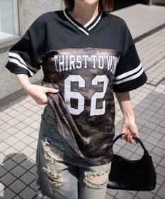 WEGO ナンバリングメッシュビッグT