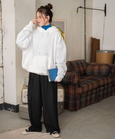 WEGO 【ユニセックス着用ITEM/MLXLサイズ展開/新色追加/裏起毛】スウェットプルパーカー