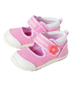 MIKI HOUSE HOT BISCUITS 【14-15.5cm】ワンストラップ風 ダブルラッセル セカンドベビーシューズ