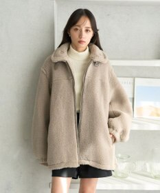 earth music&ecology ボアルーズブルゾン