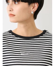 AMERICAN HOLIC 刺繍ロゴミニ裏毛ボートネックチュニック