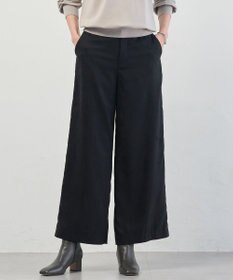 J.PRESS LADIES L マイクロライトスエード ワイド パンツ