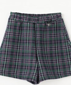 ANY KIDS 裏シャギーチェックショートパンツ