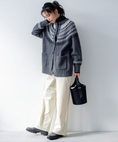 23区 フェアアイル カーディガン