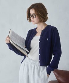 WEGO 【26年春新作】別注USPOLOケーブルニットカーデ