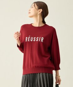 ANY インターシャロゴニットプルオーバー