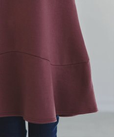 Tiaclasse L 【洗える】裏起毛フレアワンピチュニック