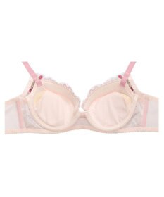 WACOAL 【リボンブラ】 【脇すっきり】 ブラジャー 脇高設計 着やせシルエット 動いても谷間をキープ ペアショーツあり レディース BRB413 /ワコール