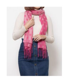 UNBILLION カシュネ cache nez / ドット柄ジャカードストール