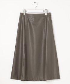 J.PRESS LADIES 【WEB限定・洗える】BARTOLOZZI ポリエステルレザーII スカート