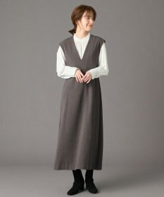 ANY 【洗濯機可】ライトツイードジャンスカ