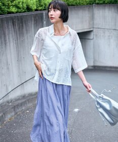 ANY レースハーフスリーブシャツ