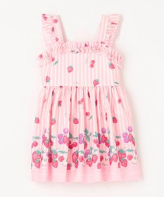 ANY KIDS ストライプ×フルーツ ワンピース 水着