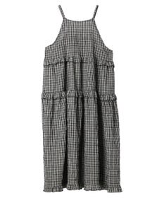 Green Parks ・Ｐｅｔｉｔ　Ｆｌｅｕｒ　チェックティアードキャミワンピ