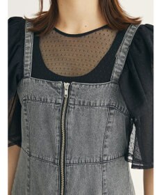 Green Parks ・ＥＬＥＮＣＡＲＥ　ＤＵＥ　デニム　Ｗ　ＺＩＰジャンスカ