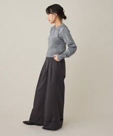 CRAFT STANDARD BOUTIQUE ポロ衿アンサンブルニット