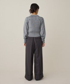 CRAFT STANDARD BOUTIQUE ポロ衿アンサンブルニット