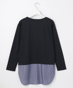 J.PRESS LADIES 【接触冷感・UVケア】レイヤードジャージー カットソー