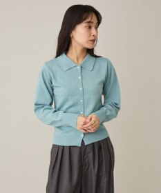 CRAFT STANDARD BOUTIQUE ポロ衿アンサンブルニット