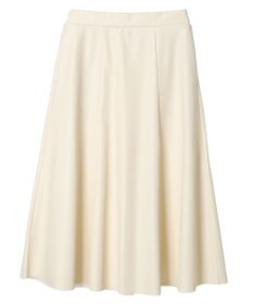 Green Parks レザーライクキリカエＡラインスカート