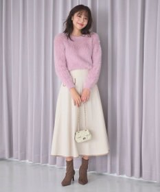 Feroux 【選べる4カラー】ゆるふわシャギー ニット